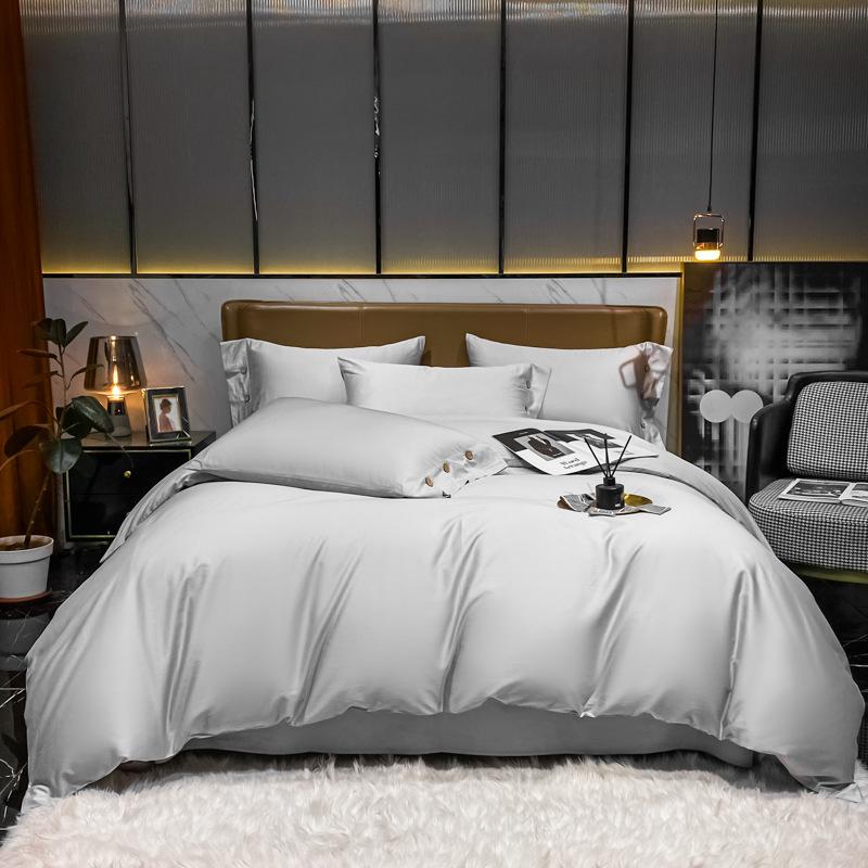 Nordic Style 60-count Xinjiang Long-staple Cotton Category A Four-piece Set High-end Pure Cotton Four-piece Duvet Cover