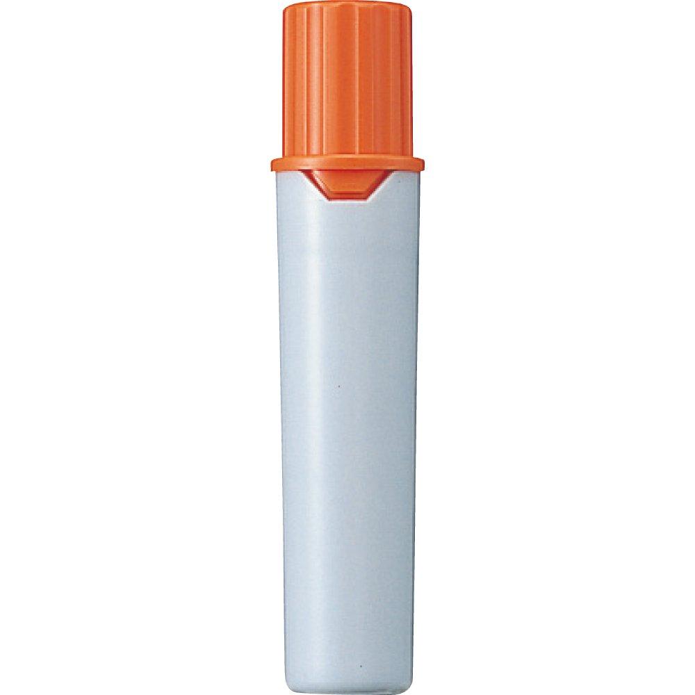 Mitsubishi Pencil Twin Pen Refill Pro-Quick Water-Based Ink, Orange, 10-Pack, PMR70.4
