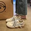Niche German training shoes women's summer 2025 new thick-soled breathable versatile little white shoes retro lightweight casual board shoes