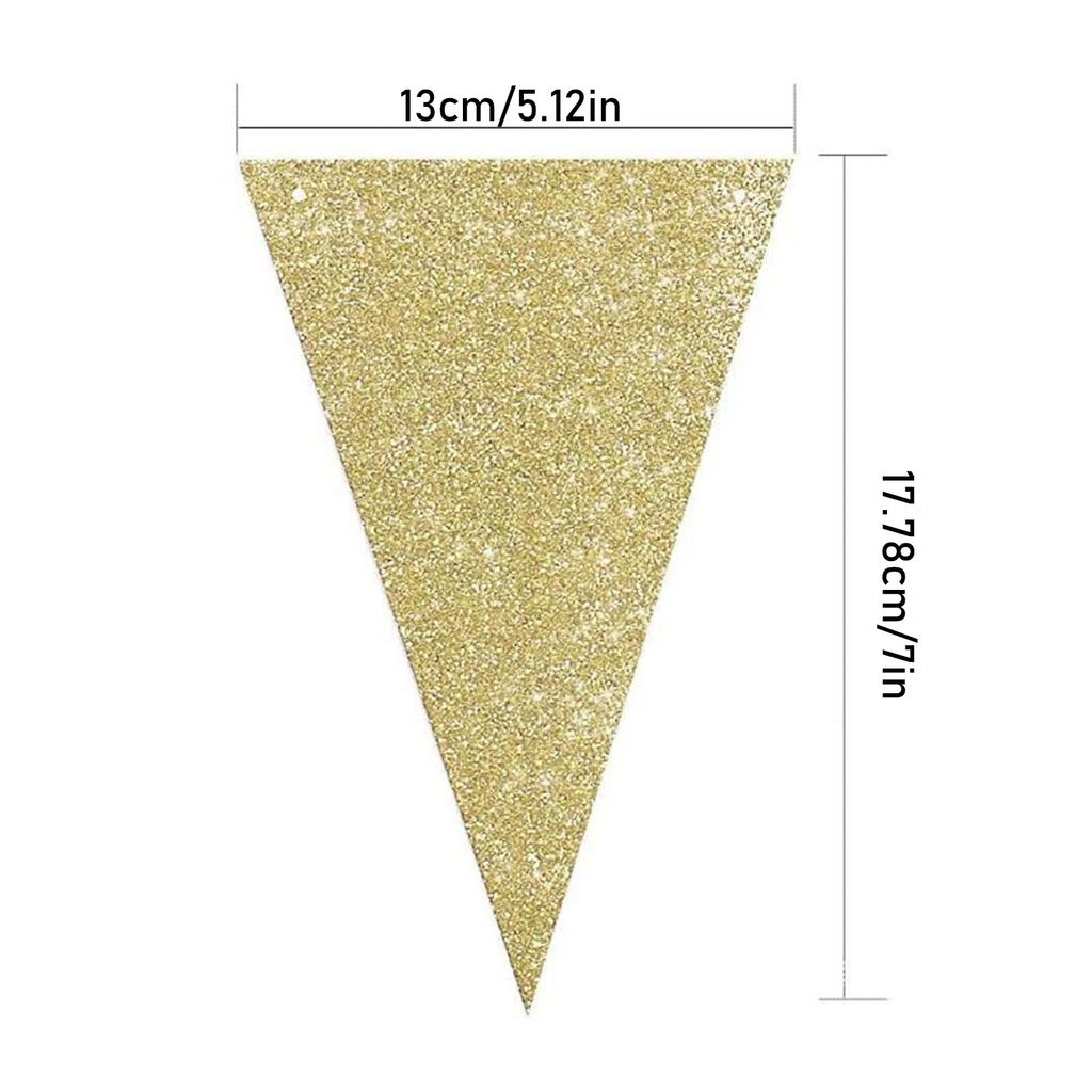 12pcs 5 Meters Kraft flag Paper Banner With SENIOR Letters Hanging Pennant Banner Flagsfor Graduation Birthday Party Decor