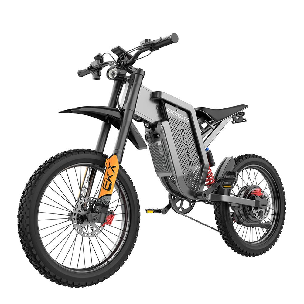 EKXBIKE X21 MAX Off-Road E-Bike with 3000W, Samsung 60V 30Ah, Max Speed To 85km/h, Half-twist Throttle, 70/100-19 Tyre