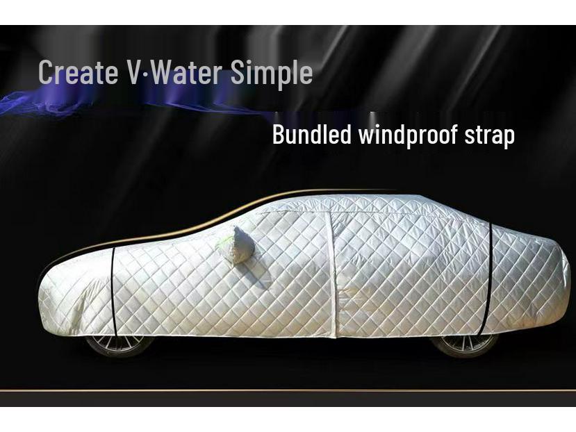Enhanced Universal Car Cover for Thousands of Models - Sun, Heat, Frost, and Snow Protection - All-Season, Custom Fit