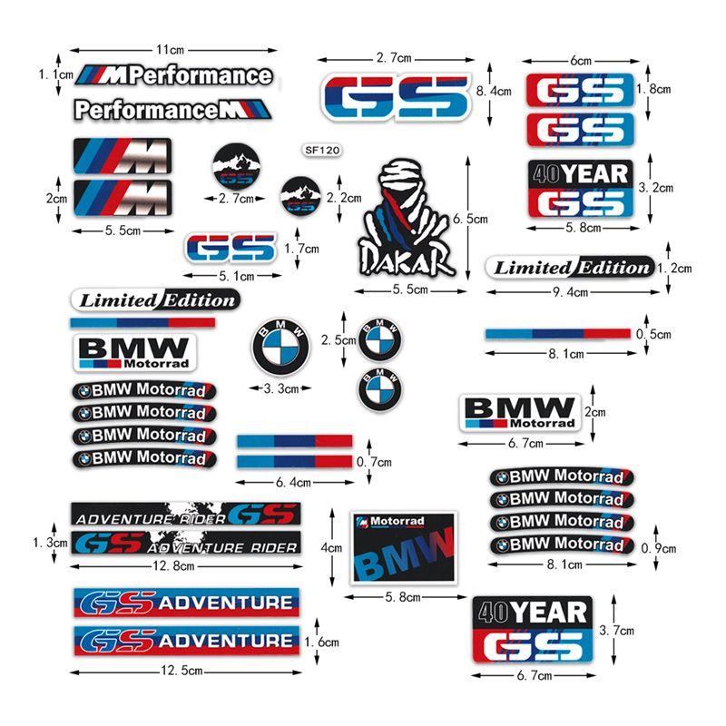 Hot Motorcycle Body Stickers For BMW E93 F10 F20 F30 F40 F15 F25 F26 F31 F49 F86 M3 M5 X3 x1 e46 M Film Vinyl Decals Reflective AY7
