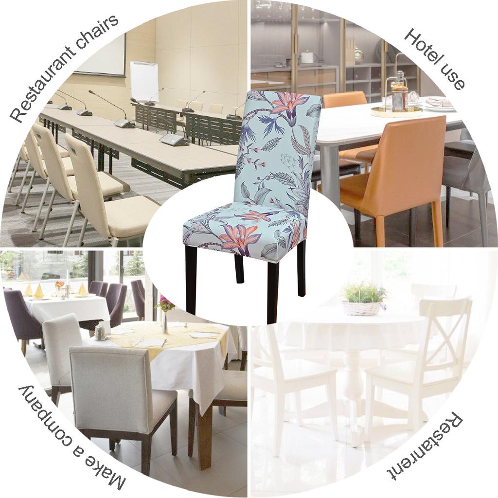 New Chair Cover, Elastic Printing Chair Cover All-inclusive Universal Household Chair Cover