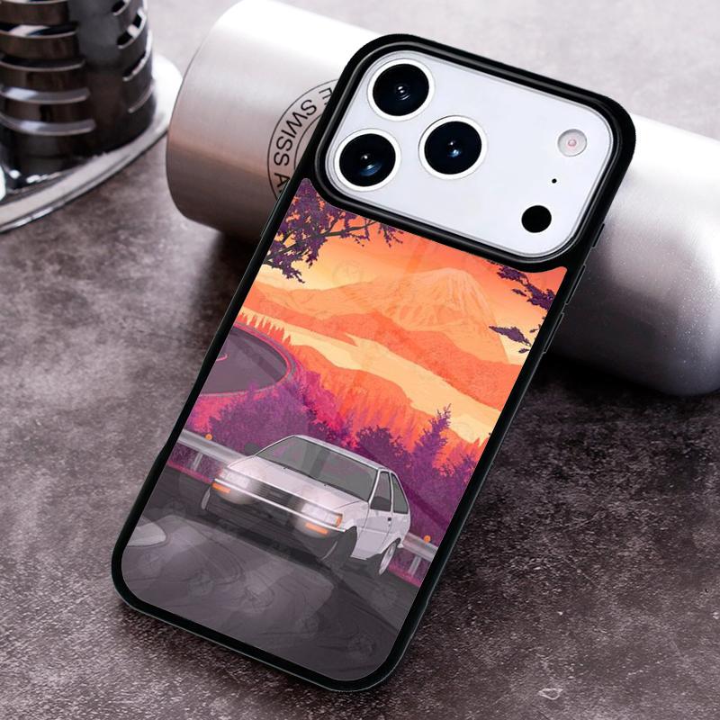 INITIAL D Super Car AE86 Phone Case for iPhone 17 16 15 Pro Max Air 14 13 12 11 Plus Shockproof Cover