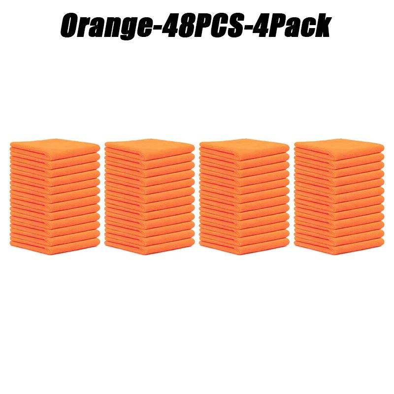 Lint Free Microfiber Cleaning Towels Reusable Cleaning Towels w/ Super Absorbent Stain-removing for Car Window Kitchen Towel