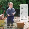 Boy's Striped Knit Cardigan