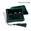 High Quality Velvet Tassel Jewelry Box Portable Simple Soft Jewelry Storage Box Multifunctional Jewelry Storage Packaging Box