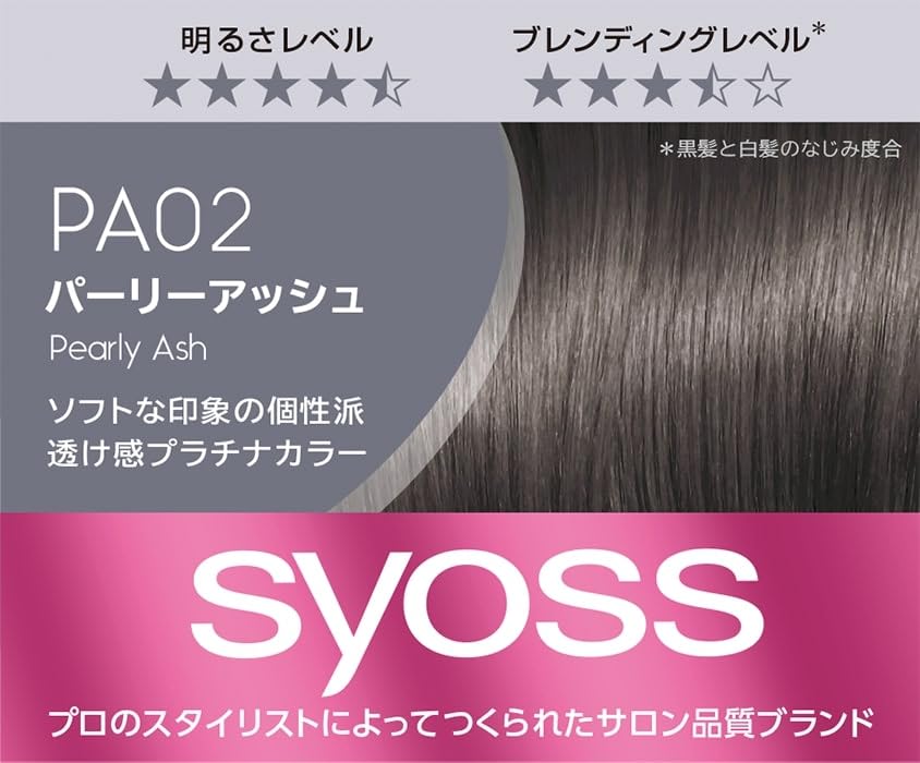 Syoss Colorgenic Milky Hair Color PA02 Pearly Ash 2P Bonus +
