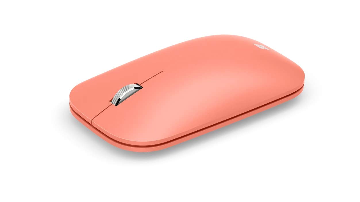 

Microsoft Modern Mobile Mouse BlueTrack Bluetooth Compatible with and Surface KTF-00046 Wireless, Thin, Lightweight, (Peach), Windows, Mac, Android,