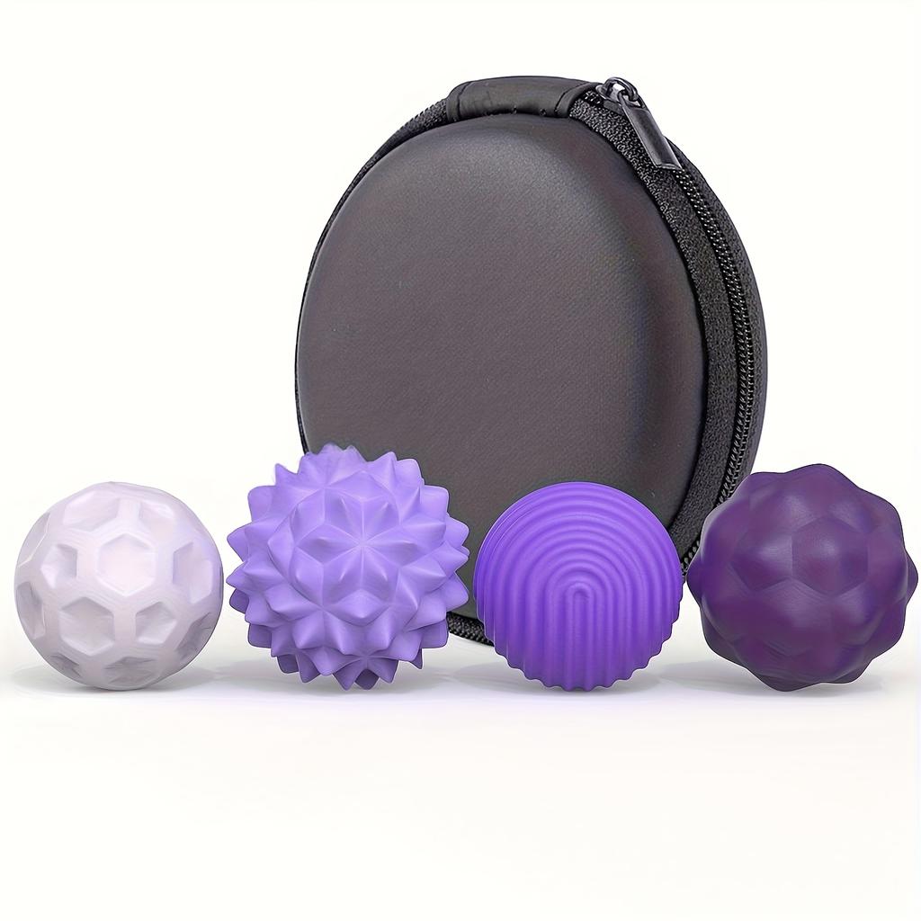 4/8 Magnetic Sensing Pressure Ball Silicone Grip Enhancement Ball, Hand Workout Kit, Durable Finger and Palm Workout Tools, Various Patterns