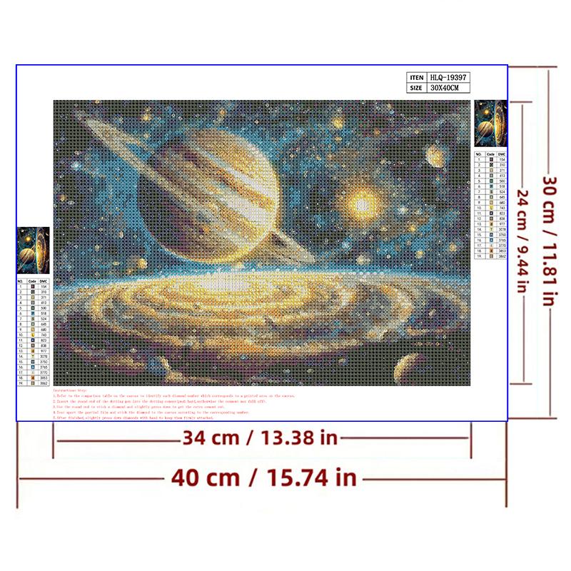 5d DIY Diamond Painting Cross Stitch Star Galaxy Scenery Handicrafts Diamond Embroidery Mosaic Full Round Drill Home Decor