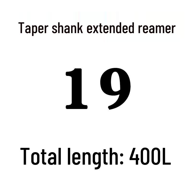 Extra Long High-Speed Steel Taper Shank Machine Reamer for Deep Holes, Sizes 16, 18, 20, 22, 24, 25, 30, 40