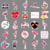 100 Unique Flamingo Graffiti Stickers: Creative DIY for Skateboards & Luggage
