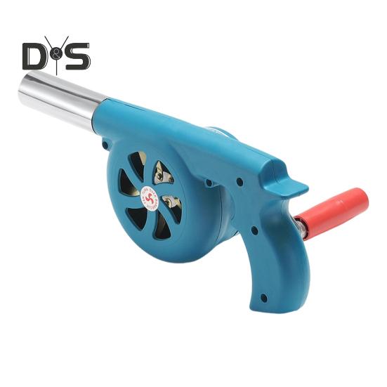 Camping-Handgebläse, tragbarer Grillventilator für Grillen im Freien, starker Luftstrom, Handschüttler, Picknick-Brennholzgebläse, Grillzubehör für den Außenbereich