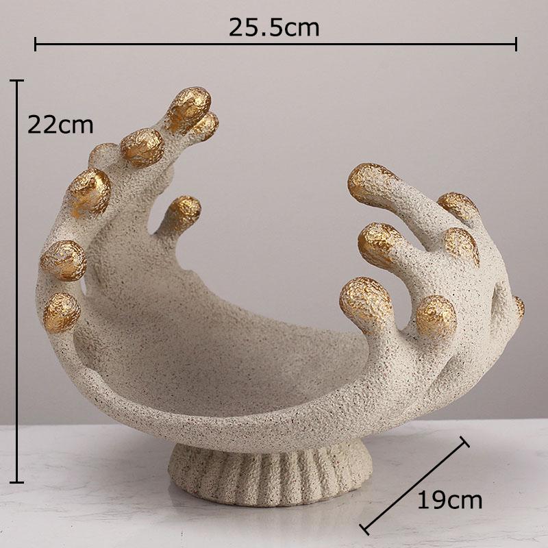 

Креативная форма волны Фруктовница Подставка для хранения Настольный органайзер для мелочей Фруктовая тарелка Украшения Эстетичный декор комнаты