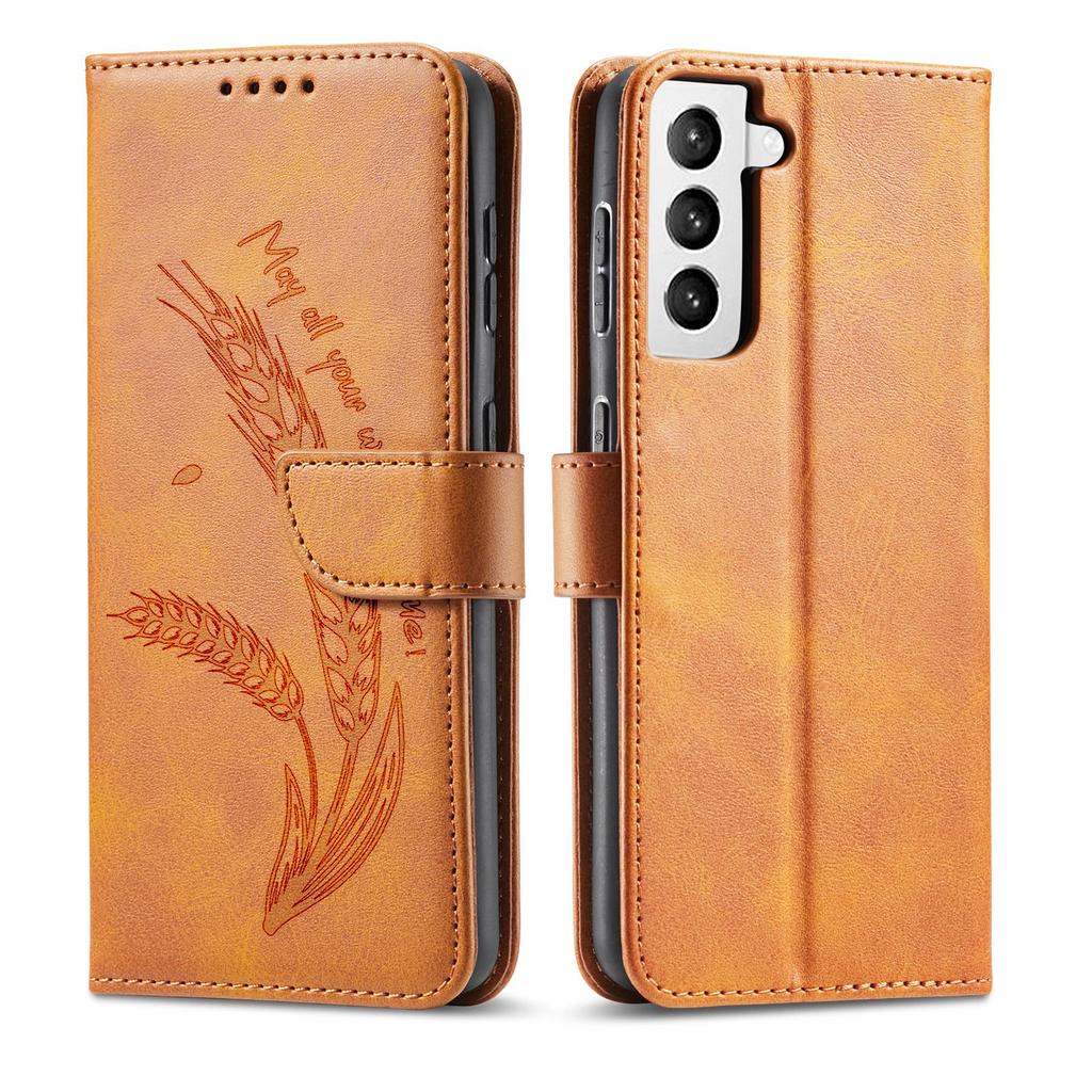 3D Embossed Food Retro Leather Phone Wallet Case Book Stand For iPhone 17 16 Pro Max Samsung Xiaomi 15T Redmi 13 Honor 400 Oppo Card Holder Flip Cover