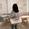 Woman Tote Bag Fashion Letter Big Capacity Canvas Bag Casual Shoulder Messenger Bags