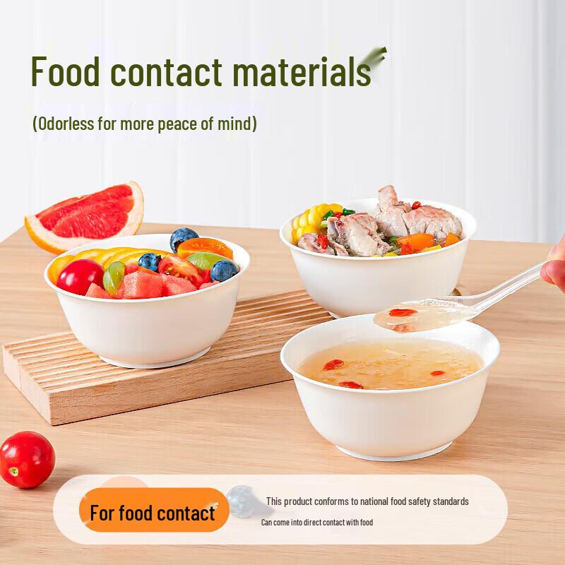 Temeiju Eco-Friendly Disposable Corn Starch Bowls