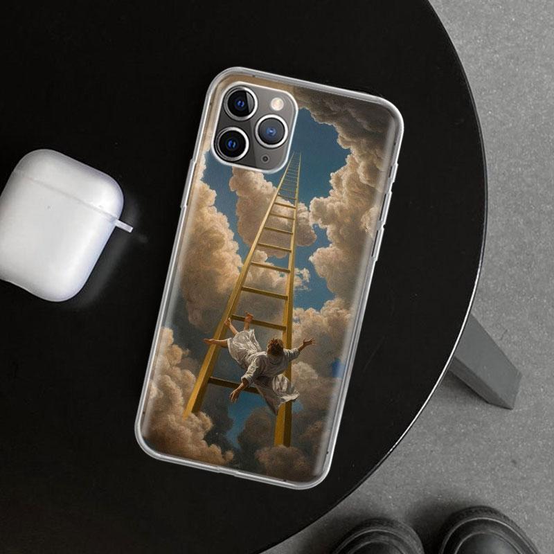 Rene Magritte Art Phone Case Cover for iPhone 11 12 13 Mini 14 15 Plus 16 Pro Max 17 Air 7 8 + SE Art Customized Fundas 11 12 13