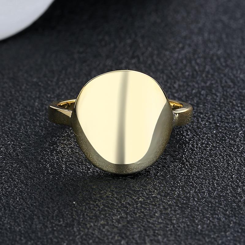 New Retro Fashion Temperament Round Ring Ring Jewelry Women Premium Durable Quality Useful Practical Reliable Efficient