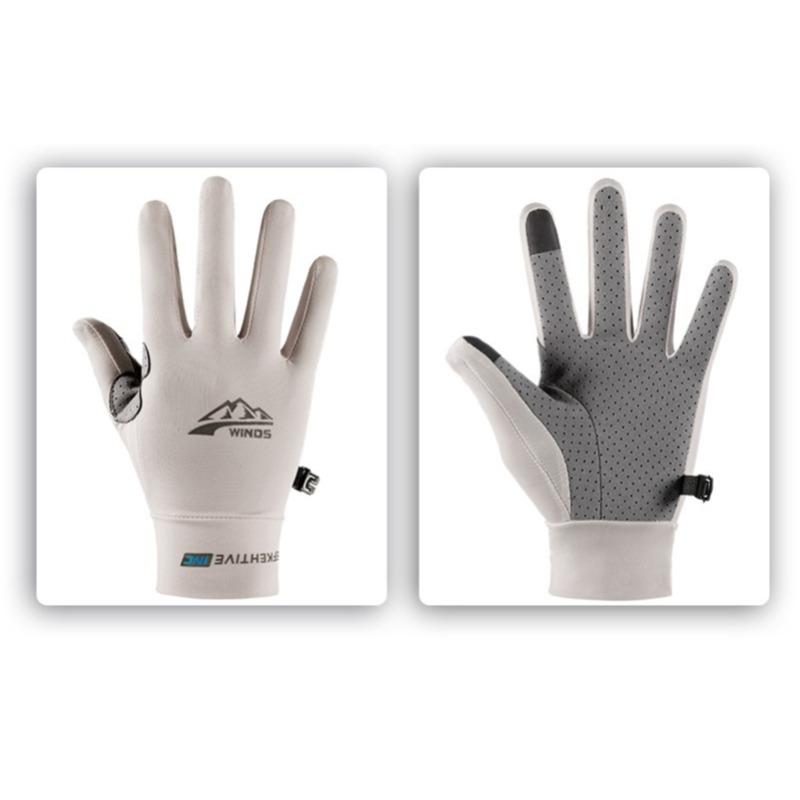 Ice Silk Gloves Are Breathable Quick-drying Lightweight and Suitable for Outdoor Cycling Driving Slip-resistant Activities Sun Protection and Fishing