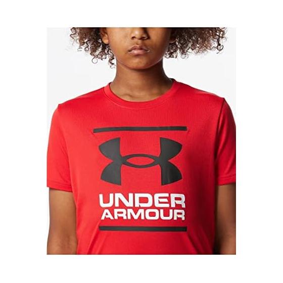 Under Armor Training T-Shirt UA Tech Short Sleeve T-Shirt and Shorts Set Boys