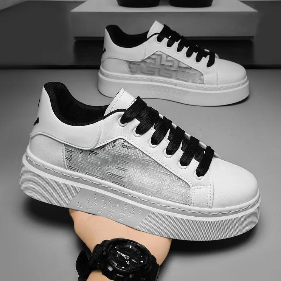 Men's Casual Sports Shoes, Breathable and Anti-slip, Flat Summer Thick-soled Board Shoes, Designer 2025 Loafers Tenis Masculino