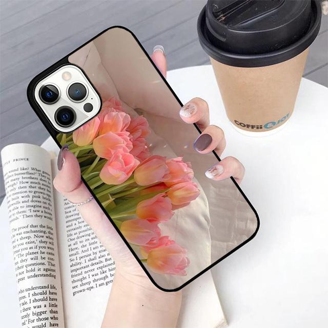 Tulips Flower Phone Case For Apple iPhone 17 Air Pro Max Plus Coque For iPhone 17 Air 14 15 16 13 12 Max Cover