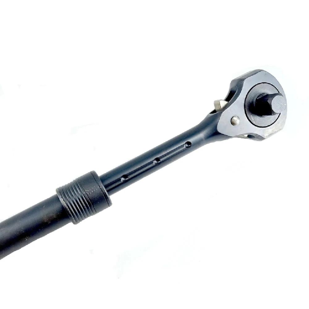 

MacWork 1/2in. and 3/8in. Drive Dual Head Ratchet Handle with Hammer Function Telescopic Extendable Ratchet Handle чёрный