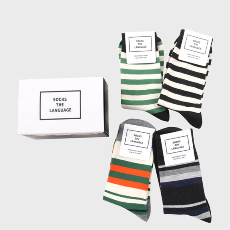 SOCKS THE LANGUAGE S'more Socks 4SET