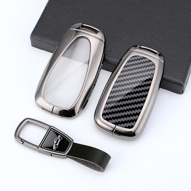 Car Key Fob Cover Metal Protective Shell Case for Chevrolet Camaro Cruze Malibu 2016/17/18/19 2020 Smart Remote Key Bag
