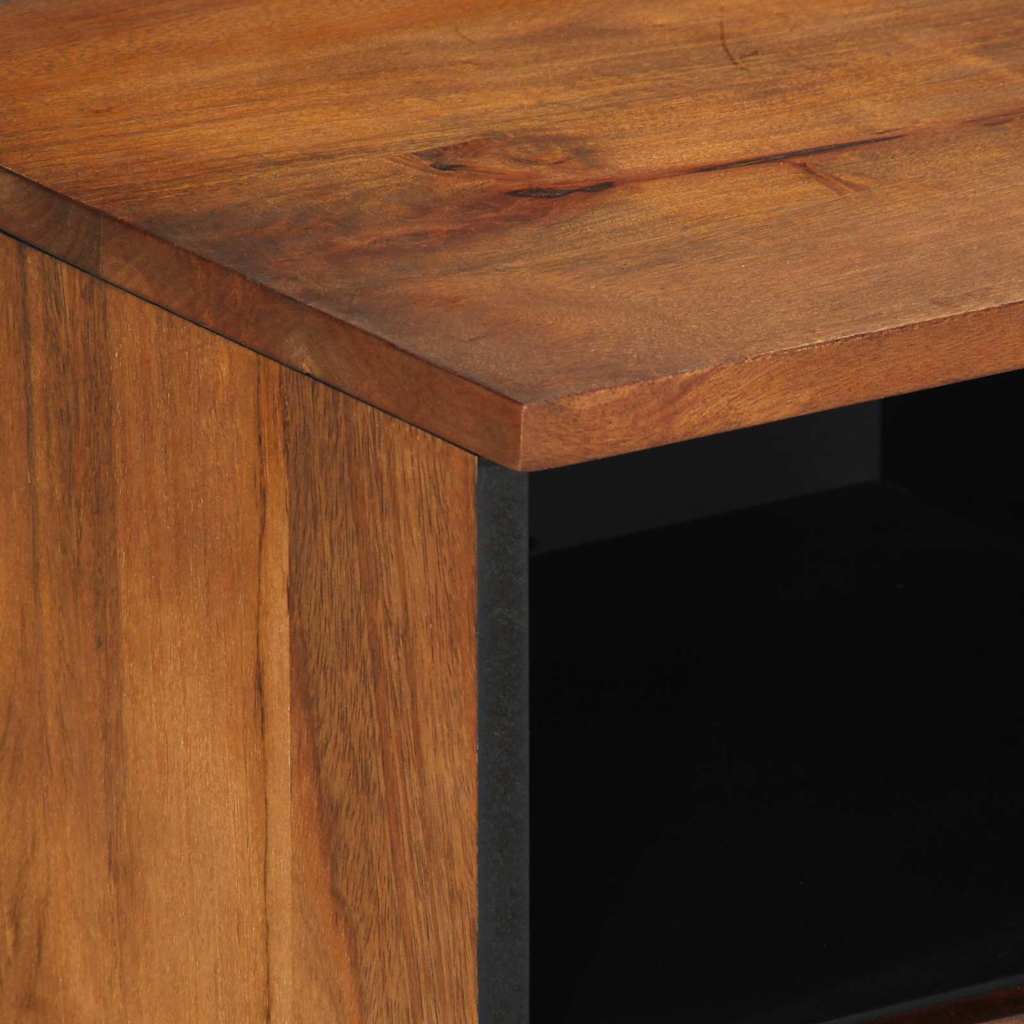 TV Stand Honey Brown 70 x 33 x 46 cm Solid Mango Wood