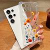 Flowers Leaves Phone Case For Samsung Galaxy S25 Edge S24 Ultra S23 S22 Plus S21 FE A34 A54 A15 A35 A55 A16 A26 A36 A56 5G Capa