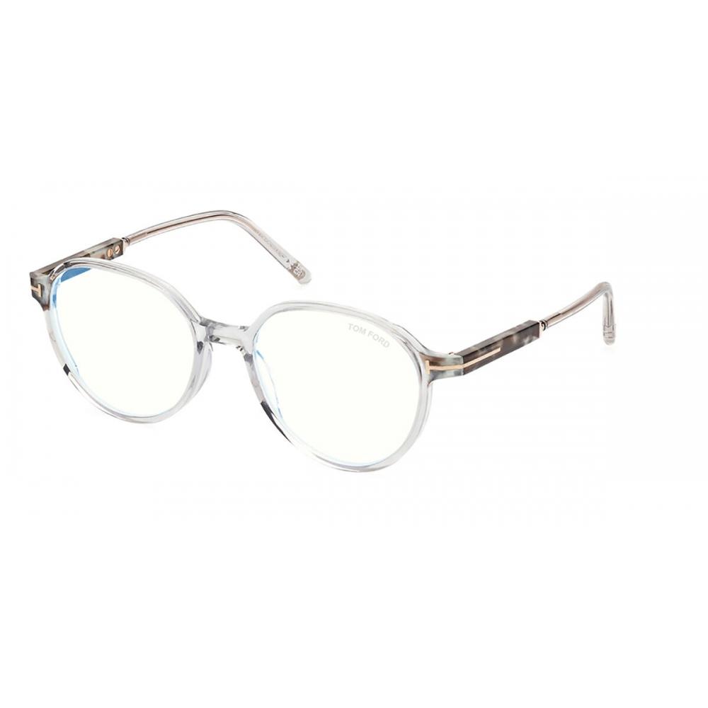 

Tom Ford Women Eyeglasses Blue Light Block Ft5910 B 020 Transparent Grey/52-18-140