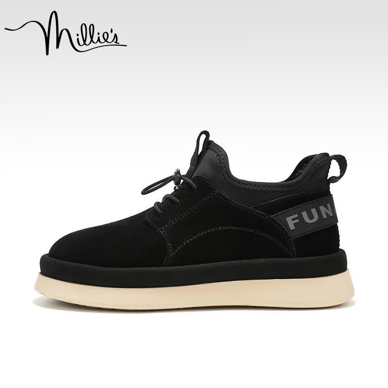 Millies Men s Winter Retro Fleece-Lined Casual Shoes U2071 42
