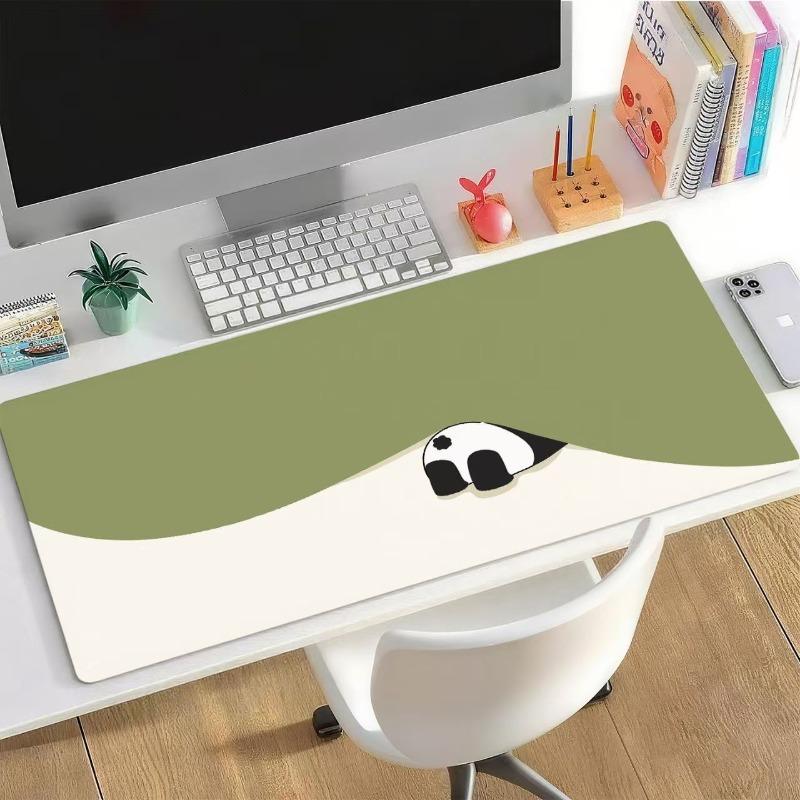 Cartoon Illustration Mouse Pad Oversized Cute Girl Dormitory Computer Table Pad Large Keyboard Pad