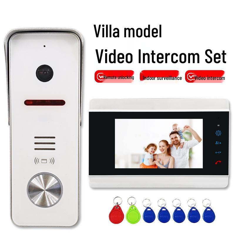 HD Villa Video Intercom Doorbell with Night Vision and Motion Detection