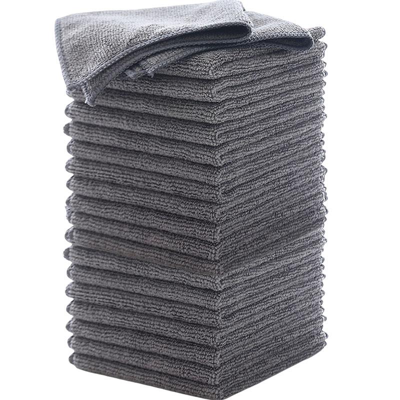 

Чистящее полотенце из бамбукового угля, кухонная тряпка из микрофибры, суперабсорбирующее антипригарное масло, мягкое полотенце для посуды, бытовое чистое полотенце 1pc светло-серый