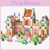 Holzburg Bausteine Set Für Kinder Mit DIY Bau und Eltern-Kind-Interaktion