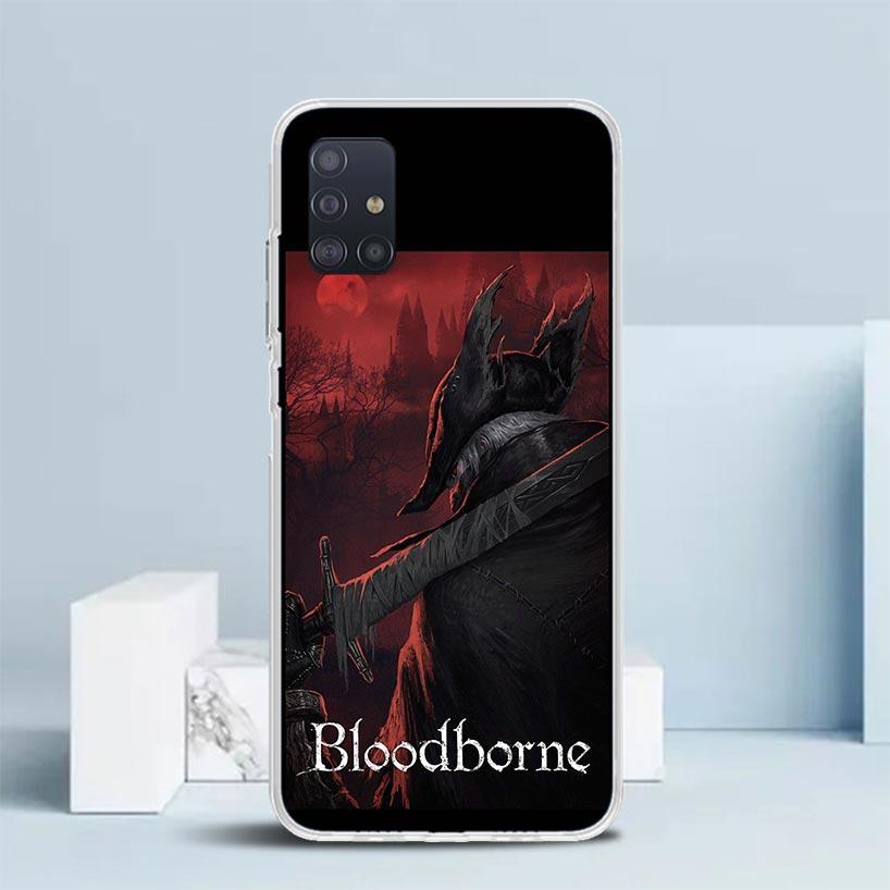 

Bloodborne Game Soft Cover for Samsung Galaxy A12 A22 A32 A52 A72 A02S Phone Case Note 20 Ultra 10 S10 Plus A51 A71 A50S A20S A1 Samsung A02