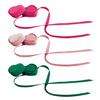 Cute Heart Shaped Jewelry Container Love Inspired Velvety Jewelry Box with Bowknot Rings Collection Case for Women