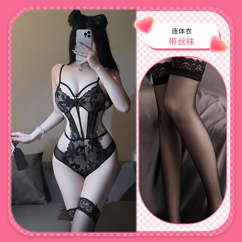 Lace lace lingerie pure desire sexy royal sister free perspective gathering bust onesie