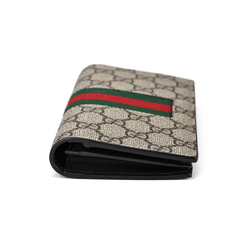 Gucci GG Supreme Canvas Wallet Men's Brown 779872-KHN4N-9791