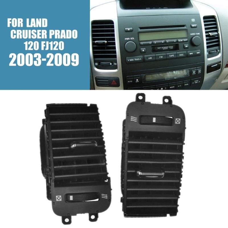 Panel de salida de aire del lado izquierdo derecho, ventilación de aire del tablero para 120 FJ120 2003-2009, reemplazo 55474-60040 55475-60040