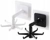 Self-adhesive Hanger With Hooks, 360° Swivel Hook, Kitchen Organizer