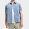 FILA Modern Heritage Casual Fashion Simple Short Sleeve Shirt Men shirts F11M421401FBU
