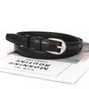 Trendy Simple Retro Silver Buckle Women Slim Waist Belt Casual And Versatile