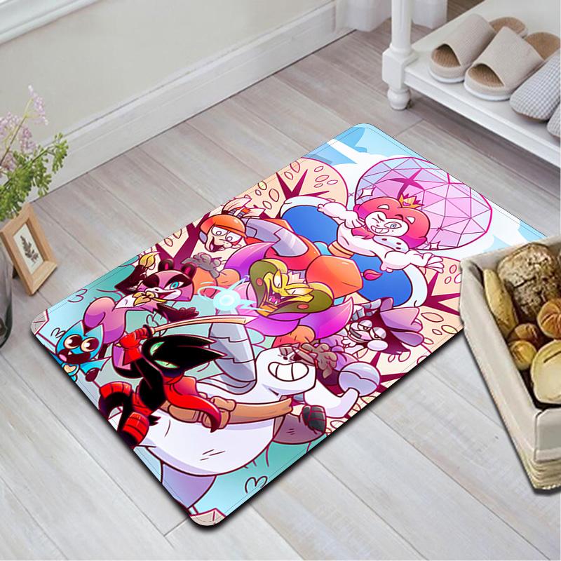 Cartoon character theme Rug Floor Mat for Living Room or Bedroom Soft and Comfortable Carpet a Gift for Birthday and Holiday.