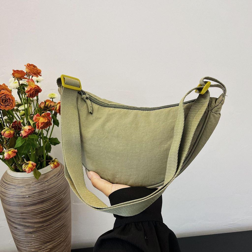 Versatile U-Style Lightweight Canvas Crossbody Bag